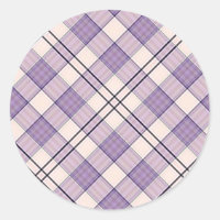Lila Tartan Kariert
