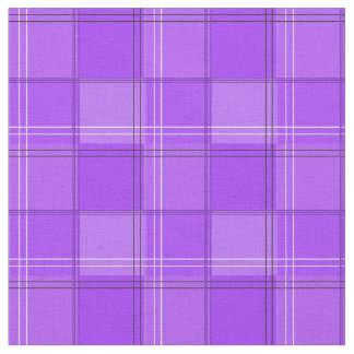 Lila Tartan Stoff