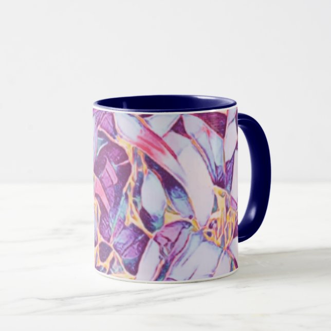Lila Tasse (VorderseiteRechts)