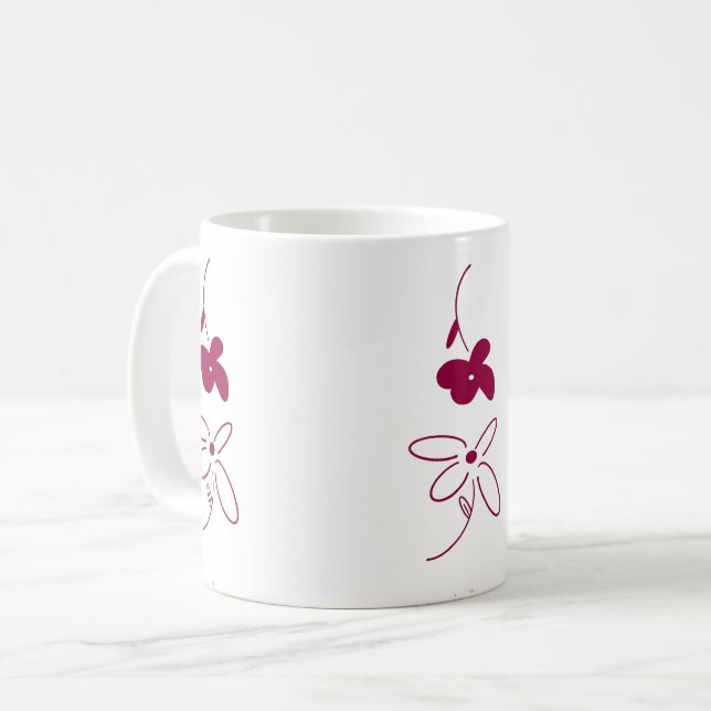 Lila Tasse (Vorderseite Links)