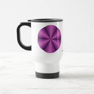 Lila Tasse der optischen Illusion