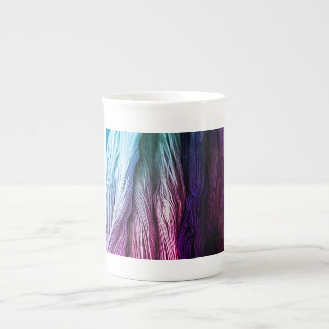 Lila Tasse des Kaffees (Vorderseite)