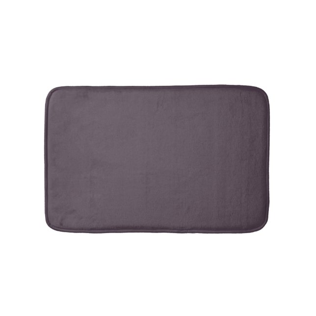 Lila Taupe-Solid-Farbe Badematte (Vorderseite)