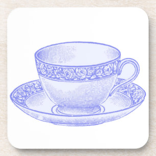 Lila Teacup Untersetzer