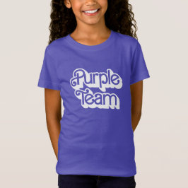 Lila Team-Shirt für den Farbkrieg T-Shirt