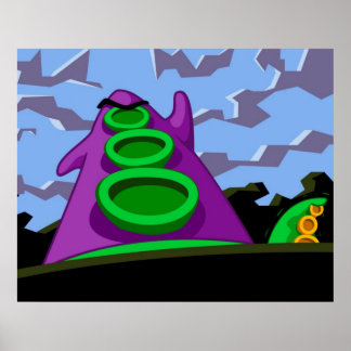 Lila Tentacle Poster