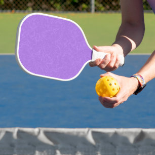 Lila texturierte Oberfläche mit wirbelndem Muster Pickleball Schläger