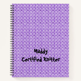 Lila Texturriss Notizbuch