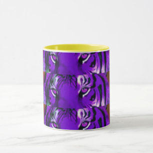 LILA TIGER TASSE