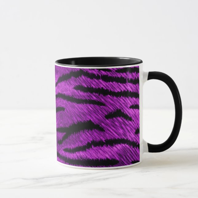 lila Tigerdruck-Tasse Tasse (Rechts)
