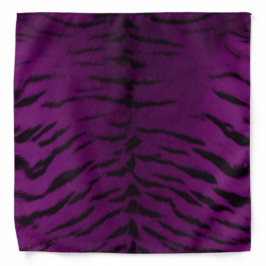 Lila Tigerhautdrucke Halstuch