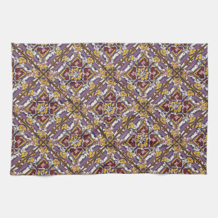 Lila Tile Geschirrtuch