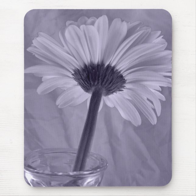 Lila Tinted Daisy Mousepad (Vorne)