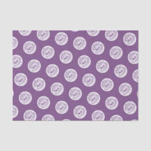 Lila Tissue Paper mit mehreren Sprachen Ruhe. Seidenpapier