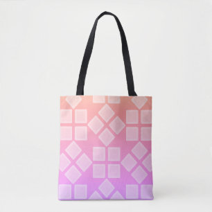 Lila Töne Quadrate Tasche