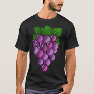 Lila Trauben Halloween Kostüm Weinberg Weinkultur T-Shirt