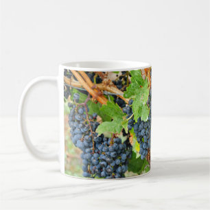 Lila Trauben Kaffeetasse