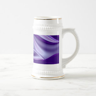 Lila Traum, Abstrakte Fantasie Rainbow Art Bierglas