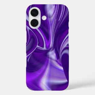 Lila Traum, Abstrakte Fantasie Rainbow Art iPhone 16 Hülle