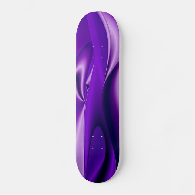 Lila Traum, Abstrakte Fantasie Rainbow Art Skateboard (Vorderseite)