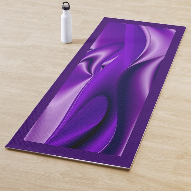Lila Traum, Abstrakte Fantasie Rainbow Art Yogamatte (Beispiel)