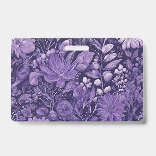 Lila Traum Elegantes Botanisches Design Ausweis