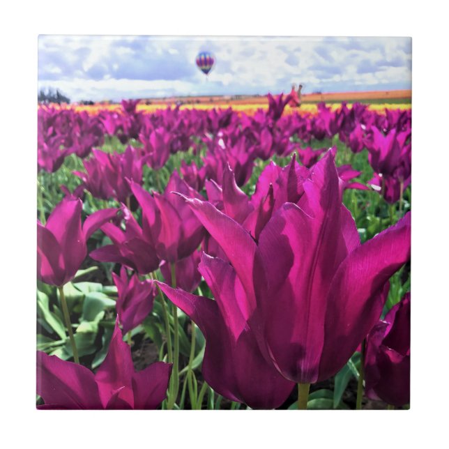 Lila Traum Fliese (Vorderseite)
