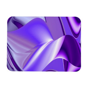 Lila Träume , Abstrakte Fantasie Rainbow Art Magnet