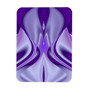 Lila Träume , Abstrakte Fantasie Rainbow Art Magnet