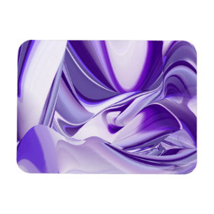 Lila Träume , Abstrakte Fantasie Rainbow Art Magnet
