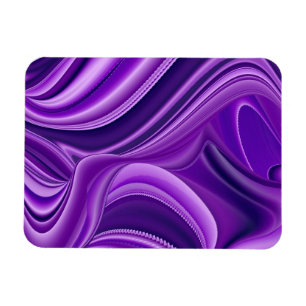 Lila Träume , Abstrakte Fantasie Rainbow Art Magnet