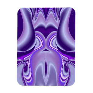 Lila Träume , Abstrakte Fantasie Rainbow Art Magnet