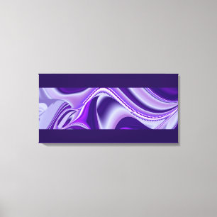 Lila Träume, abstrakte Fantasy-Regenbogen-Kunst Leinwanddruck