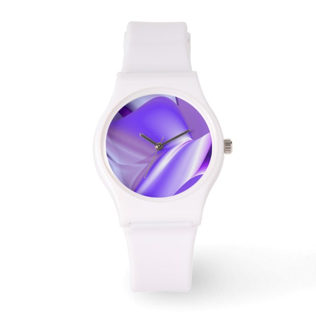 Lila Träume Armbanduhr (Vorderseite)