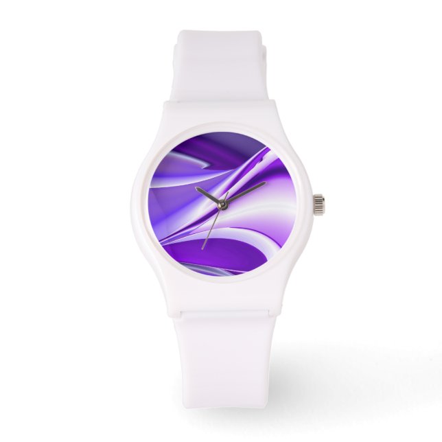Lila Träume Armbanduhr (Vorderseite)