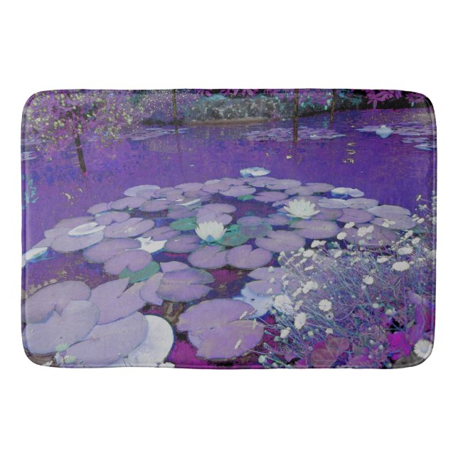 Lila Traumsee Badematte (Vorderseite)