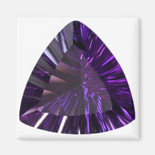 Lila Trillion Amethyst-Edelstein Magnet