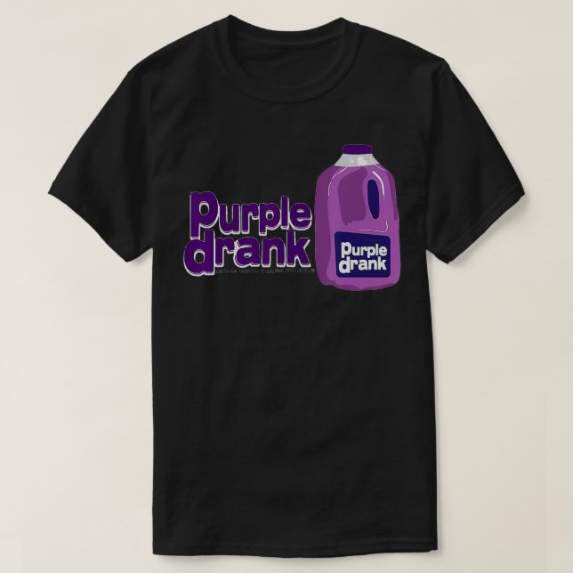 Lila Trinken Gut getrunken Lean Sizzurp Texas Tea T-Shirt (Design vorne)