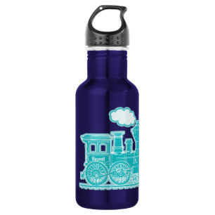 Lila trinkt Zugkindervoller Name des Aqua Flasche Trinkflasche