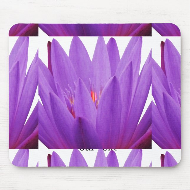Lila Tulip Mousepad (Vorne)