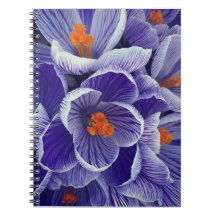 Lila Tulip-Notebook