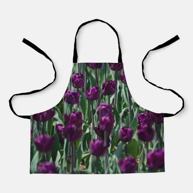 Lila Tulip Schürze (Vorderseite)