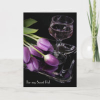 Lila Tulips für das Geheimnis Pal