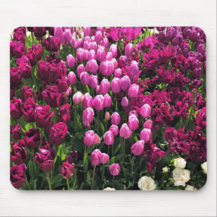 Lila Tulips Garden Bed and Breakfast Mousepad