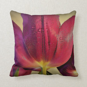 Lila Tulips   Kissen