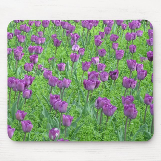 LILA TULIPS MOUSEPAD/MAUSMAUS MOUSEPAD (Vorne)