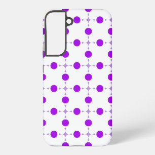 Lila Tupfen, Tupfenmuster, Punkte, Gepunktet Samsung Galaxy Hülle