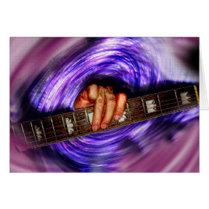 Lila Turbulenz-Gitarren-Griff