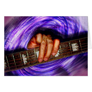 Lila Turbulenz-Gitarren-Griff