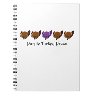 Lila Türkei-Notebook Notizblock